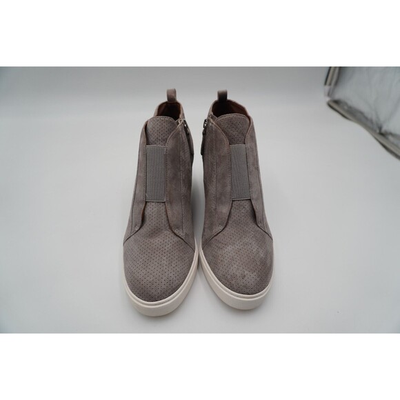 Linea Paolo Low Heel Designer Platform Wedge Sneaker Bootie Comfort/Style Sz 8.5 - Picture 1 of 9